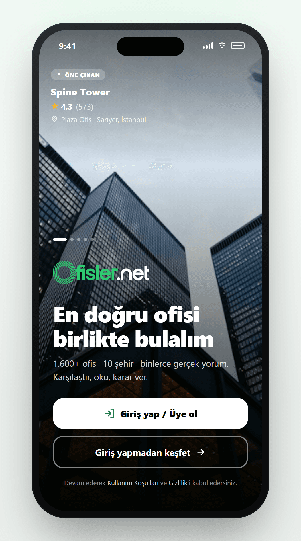 Ofisler.net mobil uygulama