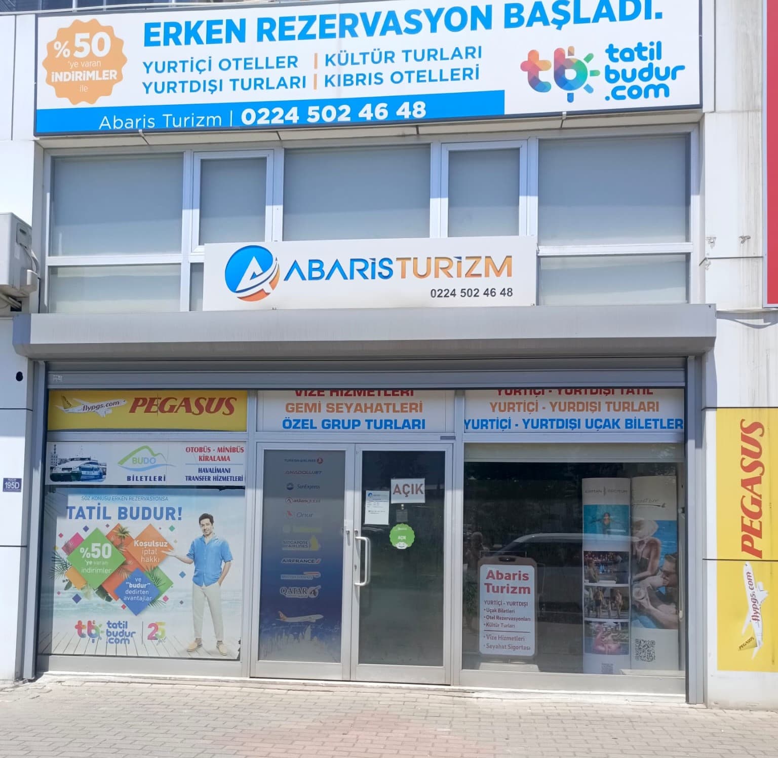 Abaris Turizm Seyahat Acentası - Touristica, Coraltatil, Prontotour Acentası — Yıldırım, Bursa Hazır Ofis