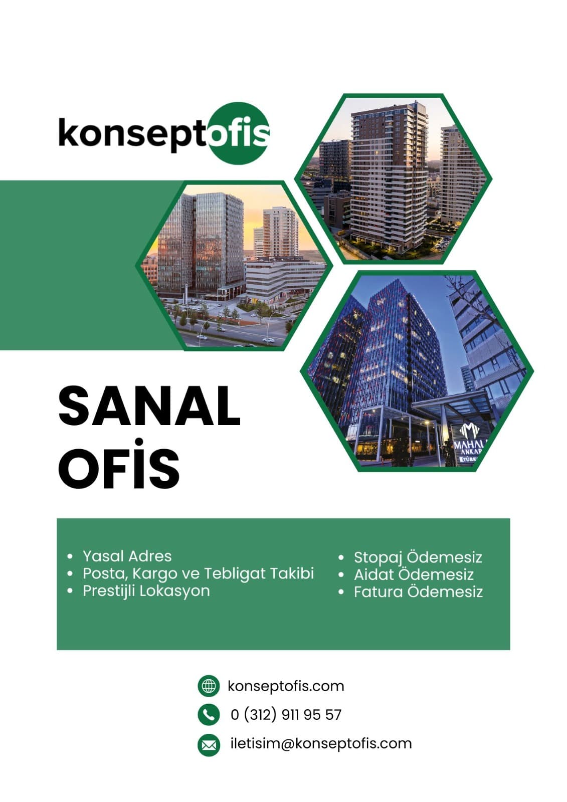Konsept Ofis | Sanal Ofis - Hazır Ofis - Toplantı Odası Kiralama Hizmetleri — Eskişehir Yolu, Ankara Sanal Ofis fotoğraf 2