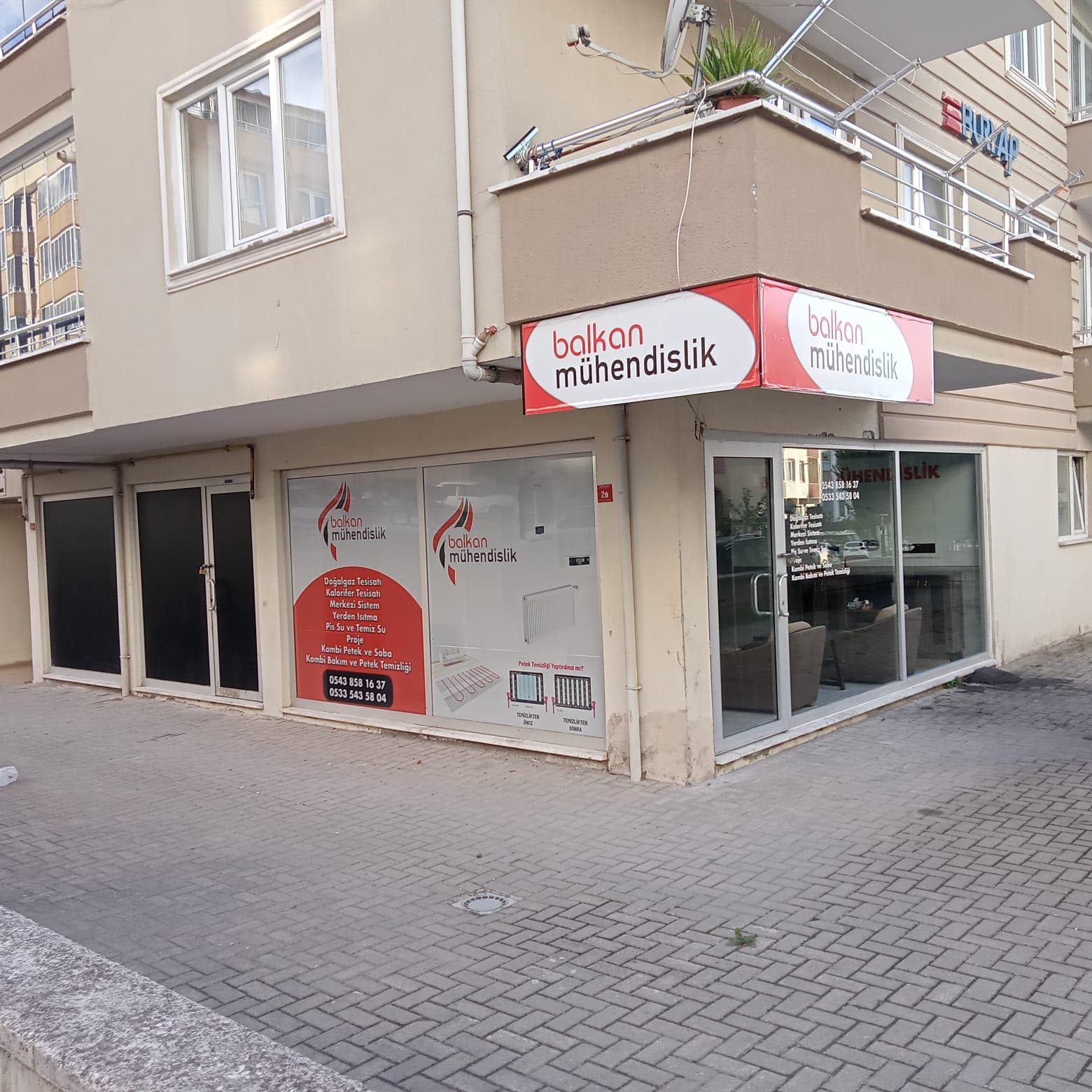 Balkan Mühendislik ve Görükle Doğalgaz Tesisatı — Nilüfer, Bursa Hazır Ofis