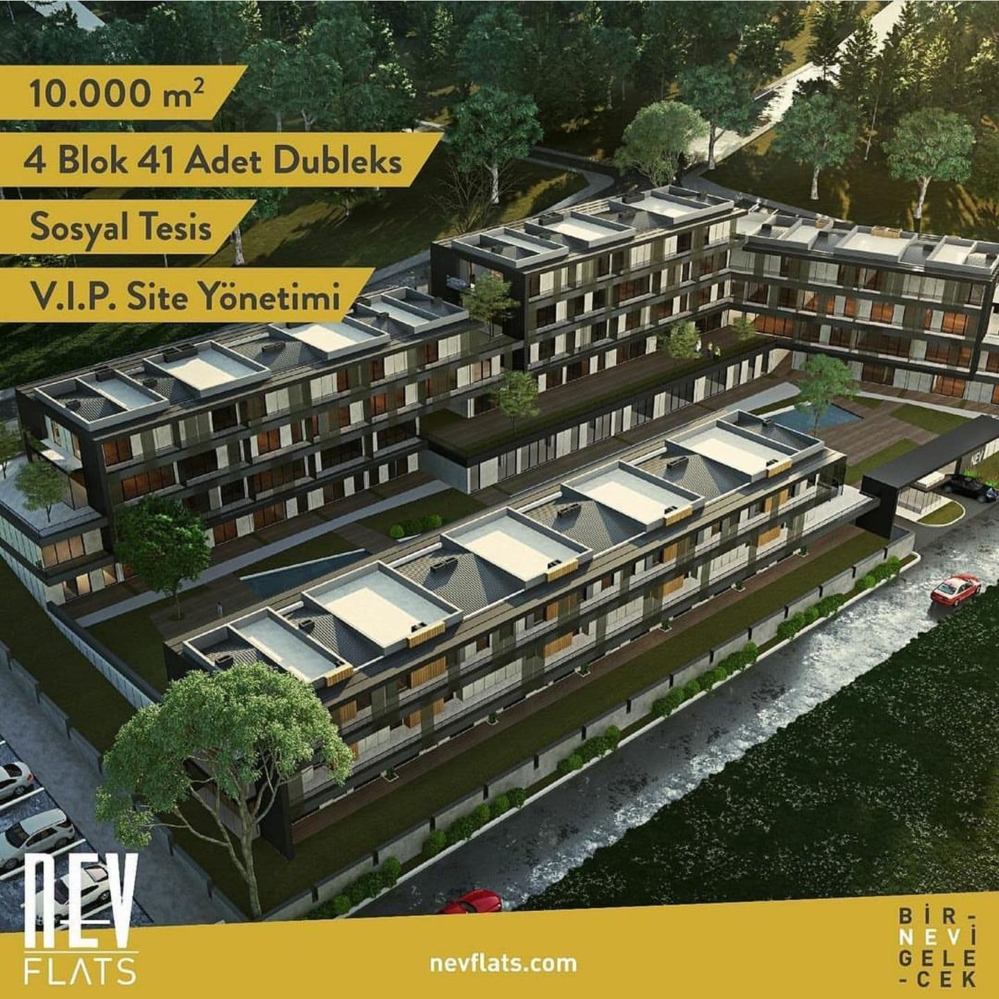 NEV FLATS ÇAYYOLU — Konutkent, Ankara Hazır Ofis